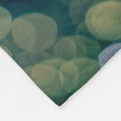 ぼやけ背景フェスティバル休日。抽象芸術 フリースブランケット (角)