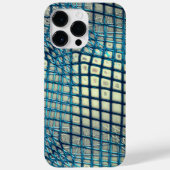 ぼやけ魚釣り網の絡み合いに似た灰色シアン Case-Mate iPhoneケース (裏面)