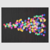 ぼやけChristmas Lightsティッシュペーパー 薄葉紙 (正面)