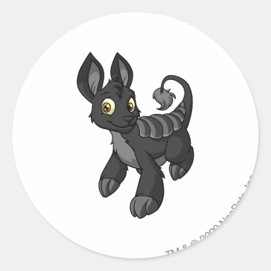 ぼり影 ラウンドシール (正面)