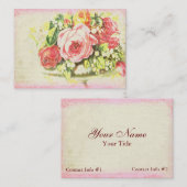 ぼろぼろのばら色のバーセイルズのコレクションの名刺 名刺 (正面/裏面)