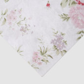 ぼろぼろのばら色の花柄 薄葉紙 (詳細)