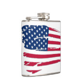 ぼろぼろのアメリカ国旗 フラスク (右)