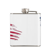 ぼろぼろのアメリカ国旗 フラスク (裏面)