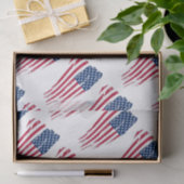 ぼろぼろのアメリカ国旗 薄葉紙 (ギフト)