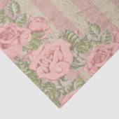 ぼろぼろのシックでストライプのな花の結婚式 薄葉紙 (詳細)