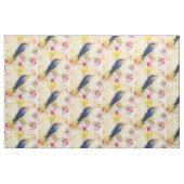 ぼろぼろのシックで青い鳥の生地 ファブリック (ファットクウォーター)