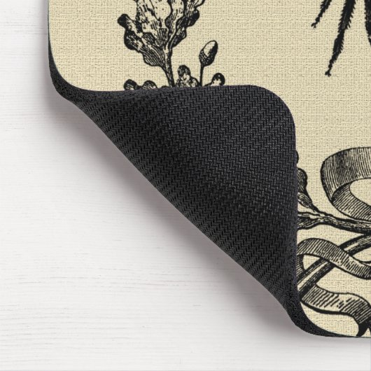 ぼろぼろのシックなスタイルのマウスパッド マウスパッド (コーナー)