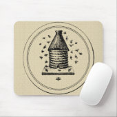 ぼろぼろのシックなスタイルのマウスパッド マウスパッド (マウス)