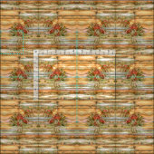 ぼろぼろのシックなハチドリ飛行 ファブリック (タイル)