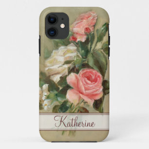 ぼろぼろのシックなバラ iPhone 11 ケース