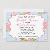 ぼろぼろのシックなブライダルシャワー 招待状 (正面)