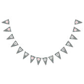 ぼろぼろのシックなベビーシャワーの旗 バンティングフラッグ (全)