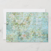 ぼろぼろのシックな写真の卒業のパーティの招待状 招待状 (裏面)