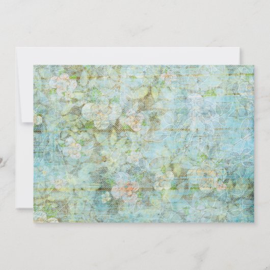 ぼろぼろのシックな写真の卒業のパーティの招待状 招待状 (裏面)