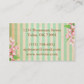 ぼろぼろのシックな名刺 名刺 (裏面)