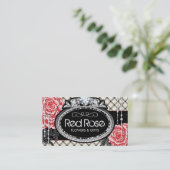 ぼろぼろのシックな名刺 名刺 (スタンド正面)