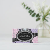 ぼろぼろのシックな名刺 名刺 (スタンド正面)