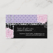 ぼろぼろのシックな名刺 名刺 (裏面)