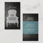 ぼろぼろのシックな家の足場の名刺 名刺 (正面/裏面)