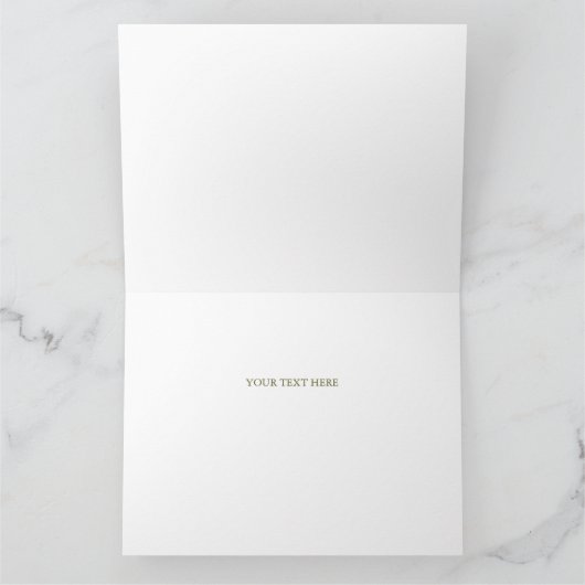 ぼろぼろのシックな花のサンキューカード サンキューカード (内部)