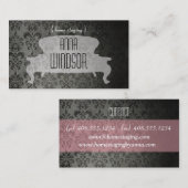 ぼろぼろのシックなLoveseatの名刺 名刺 (正面/裏面)