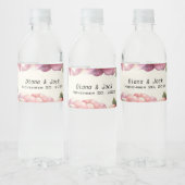 ぼろぼろのピンクのバラ ペットボトルラベル (ボトル)