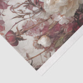 ぼろぼろのフローラフランスの、シック、バラ&牡丹 薄葉紙 (詳細)