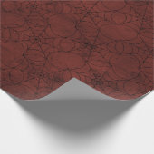 ぼろぼろのヴィンテージのビクトリアンなゴシック様式レトロのクモの巣 ラッピングペーパー (角)