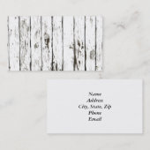 ぼろぼろの上品によって風化させる板 名刺 (正面/裏面)