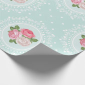 ぼろぼろの上品はロール包装紙上がりました ラッピングペーパー (角)