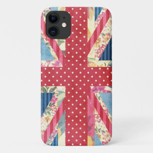 ぼろぼろの上品 のイギリスの旗 iPhone 11 ケース