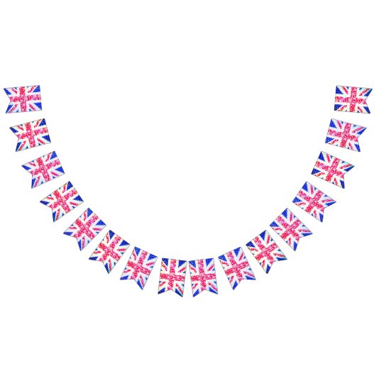 ぼろぼろの上品。 英国国旗 バンティングフラッグ (全)