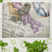 ぼろぼろの優雅のシャンデリアのヴィンテージのビクトリア時代の人 キッチンタオル (折り畳み)