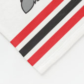 ぼろぼろの子犬の漫画 フリースブランケット (角)