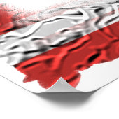 ぼろぼろの平和旗 ポスター (角)