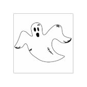 ぼろぼろの幽霊イラストレーションアートスタンプ ラバースタンプ (インプリント)