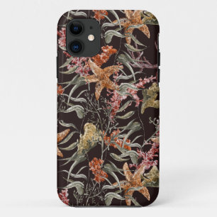 ぼろぼろの海洋生物パターン iPhone 11 ケース