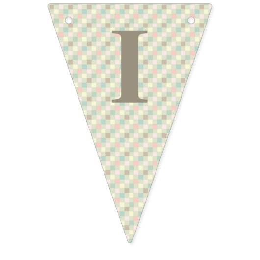 ぼろぼろの素朴な英国のコテージの花の一致 バンティングフラッグ (第3の旗)