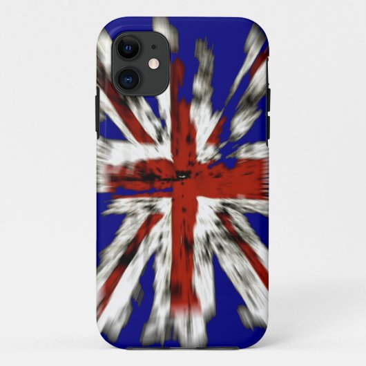 ぼろぼろの英国国旗 Case-Mate iPhoneケース (裏面)