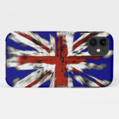 ぼろぼろの英国国旗 Case-Mate iPhoneケース (裏面(横))