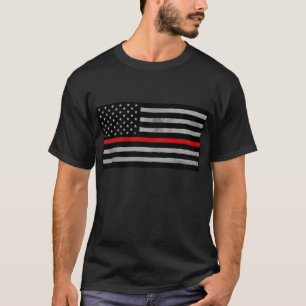 ぼろぼろ動揺しての細い赤線フラグ Tシャツ