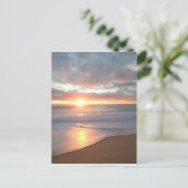 ぼろ頭ビーチ日の出 ポストカード (スタンド正面)