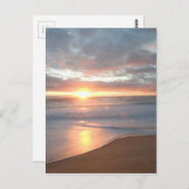 ぼろ頭ビーチ日の出 ポストカード (正面/裏面)