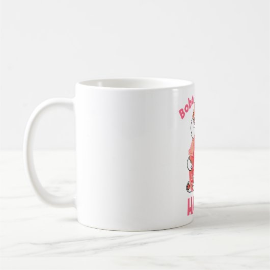 ぼんぼりが私を幸せにしてくれる コーヒーマグカップ (左)