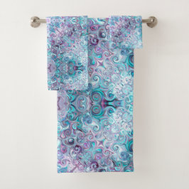 ぼんやりした渦巻き バスタオルセット
