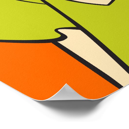 ぼんやりした ポスター (角)