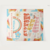 ぼんやりとエンゲージされた独身最後の夜のデコレーション タペストリー (正面(横))