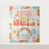 ぼんやりとエンゲージされた独身最後の夜のデコレーション タペストリー (正面)