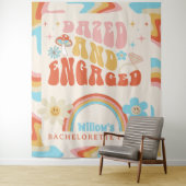 ぼんやりとエンゲージの花嫁パーティー飾り タペストリー (インサイチュ)